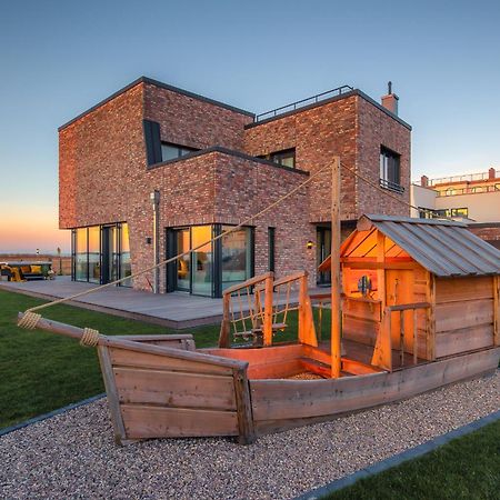 Villa King Erste Lage, Dachterrasse, Meerblick, Carport, Kamin, Sauna, Terrasse, Aussenrolllaeden Ольпениц Экстерьер фото