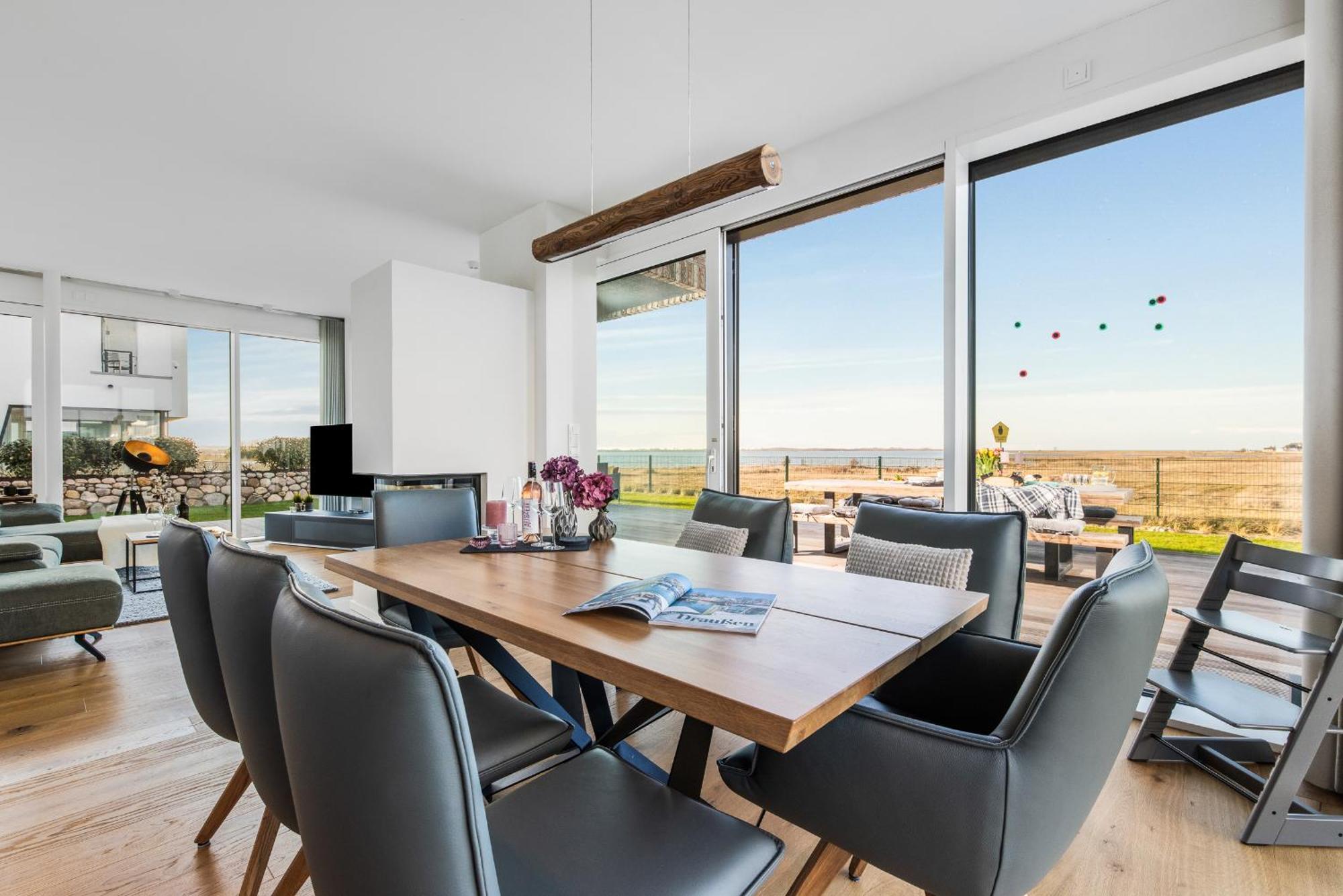 Villa King Erste Lage, Dachterrasse, Meerblick, Carport, Kamin, Sauna, Terrasse, Aussenrolllaeden Ольпениц Экстерьер фото