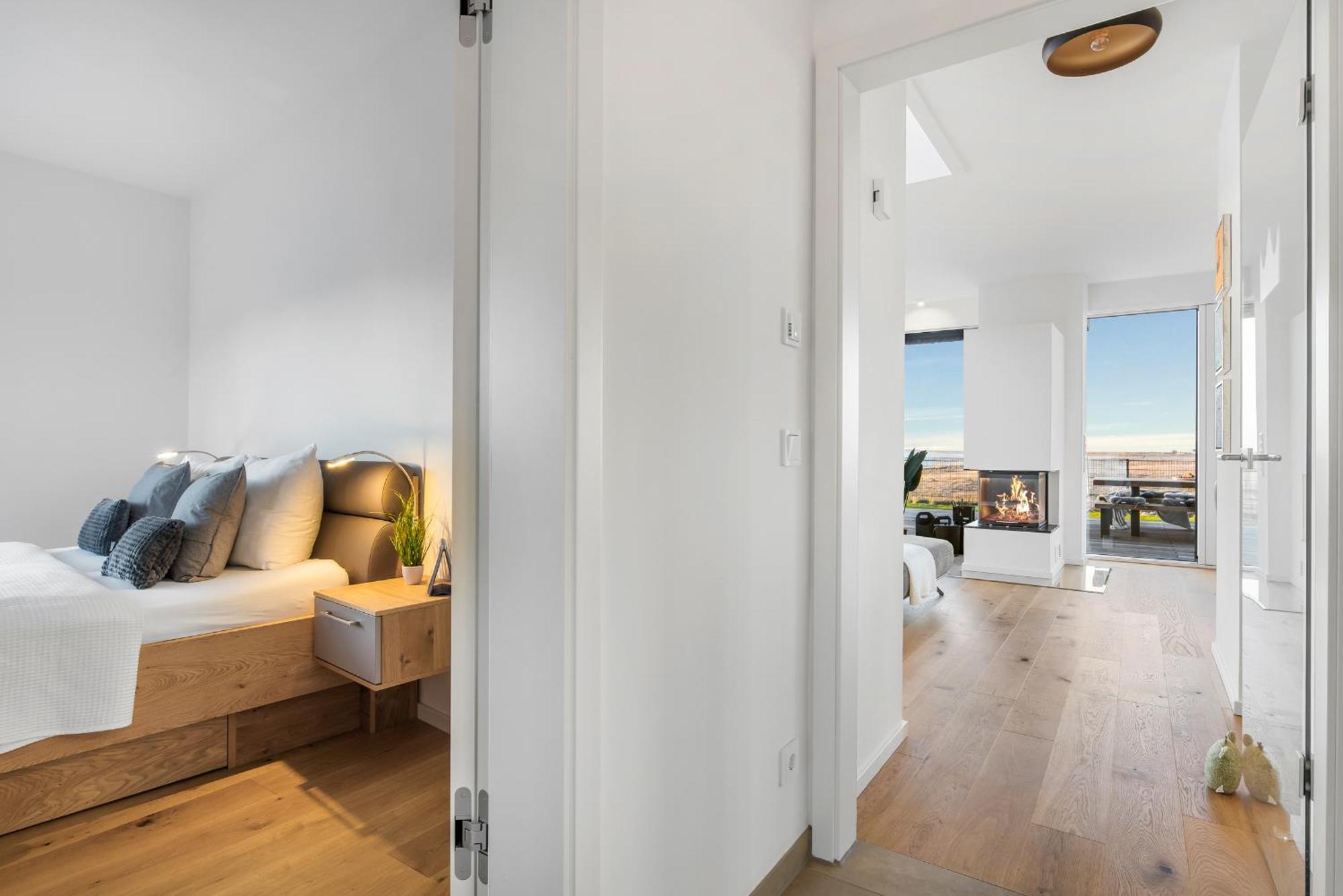 Villa King Erste Lage, Dachterrasse, Meerblick, Carport, Kamin, Sauna, Terrasse, Aussenrolllaeden Ольпениц Экстерьер фото