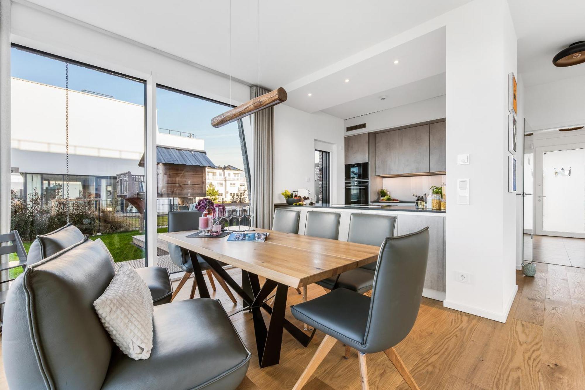 Villa King Erste Lage, Dachterrasse, Meerblick, Carport, Kamin, Sauna, Terrasse, Aussenrolllaeden Ольпениц Экстерьер фото